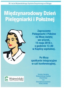 Nabożeństwo w Intencji Pielęgniarek i Położnych - zapraszamy!