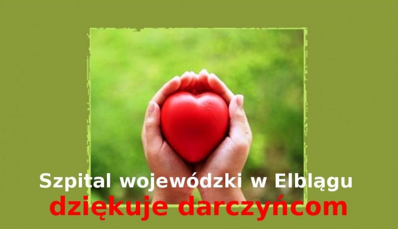 DZIĘKUJEMY PRZYJACIOŁOM SZPITALA!
