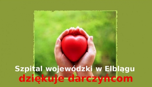DZIĘKUJEMY PRZYJACIOŁOM SZPITALA!