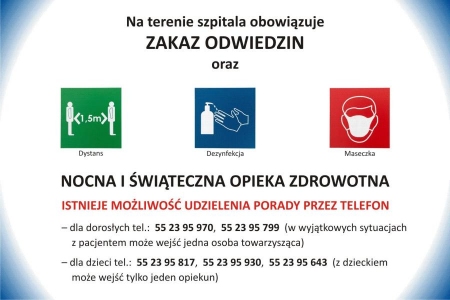 Komunikat szpitala