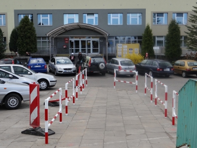 Zabezpieczamy parking przed szpitalem