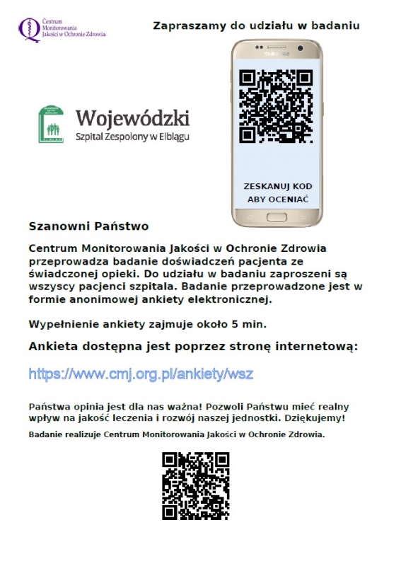 Zapraszamy do udziału w badaniu