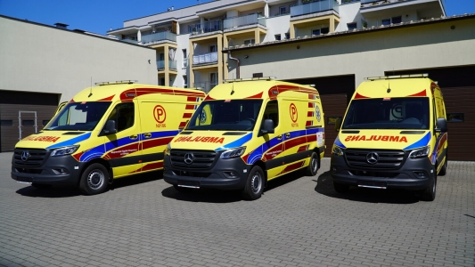Nowe ambulanse w Wojewódzkim Szpitalu Zespolonym w Elblągu