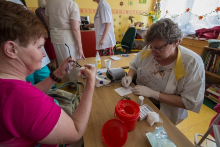 Przedstawiciele szpitala na Kongresie Kobiet w Węzinie