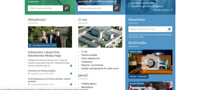   Zapisz się do newslettera Wojewódzkiego Szpitala Zespolonego w Elblągu