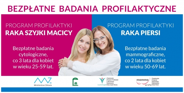 Bezpłatna mammografia i cytologia - skorzystajcie koniecznie!