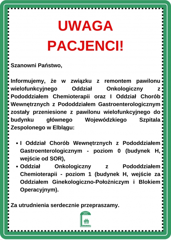 UWAGA! WAŻNY KOMUNIKAT!