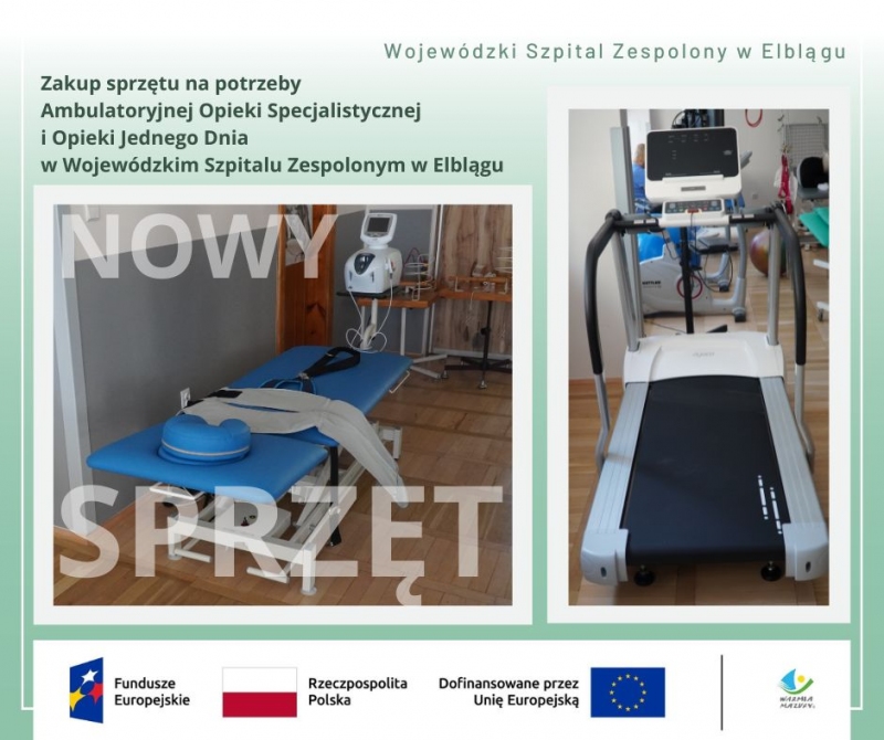 Nowy sprzęt rehabilitacyjny