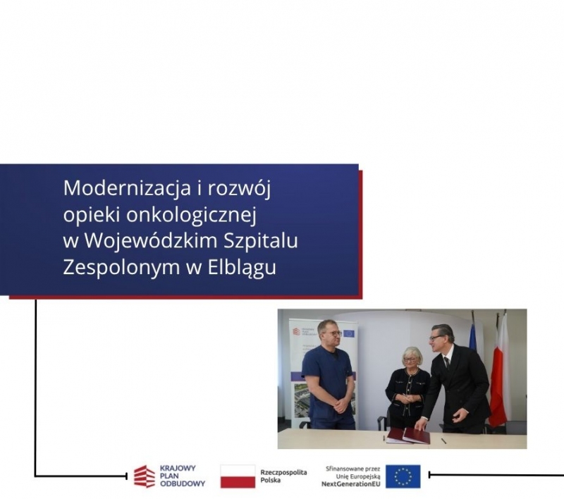 Wojewódzki Szpital Zespolony w Elblągu rozwija opiekę onkologiczną