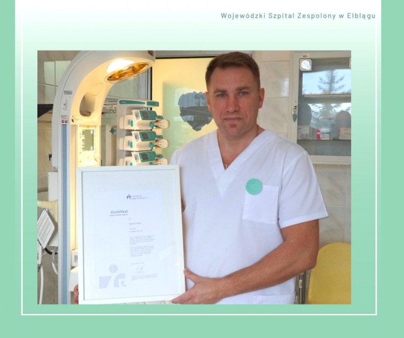 Fizjoterapeuta z naszego szpitala dołączył do grona specjalistów pracujących metodą Vojty