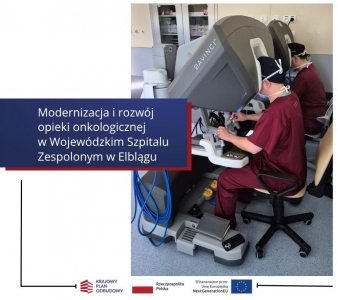 Nowoczesna chirurgia onkologiczna w Elblągu – operacja jelita grubego z użyciem robota da Vinci