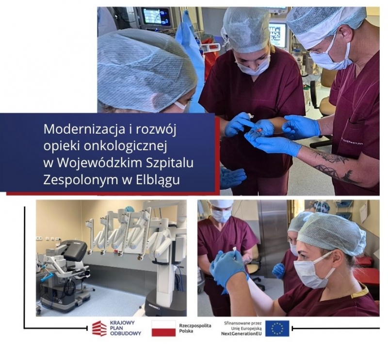 Nowoczesna chirurgia w praktyce - studenci medycyny na robotycznej sali operacyjnej 