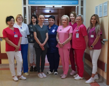 Podziękowania dla zespołu Klinicznego II Oddziału Chorób Wewnętrznych z Pododdziałem Endokrynologicznym, Pododdziałem Diabetologicznym i Pododdziałem Nefrologicznym 