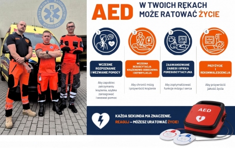 Szybka reakcja ratuje życie – przykład skutecznej pomocy z użyciem AED w Elblągu