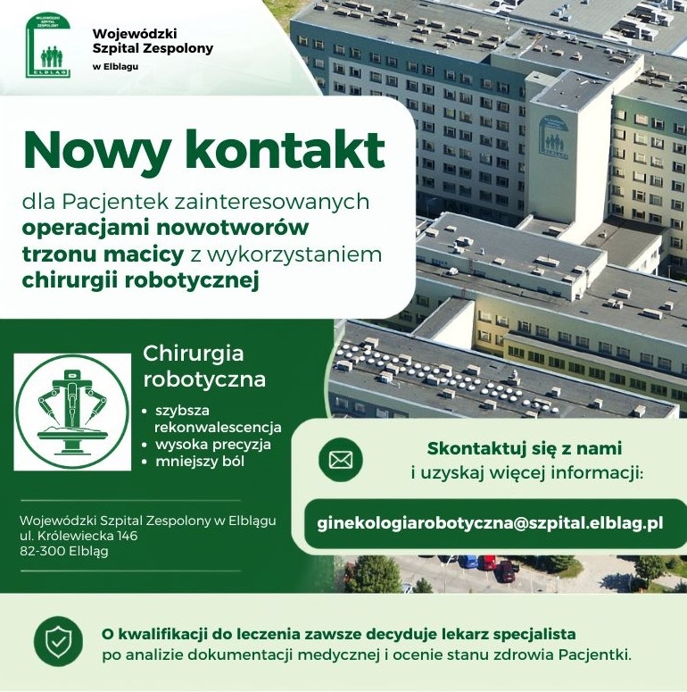 Planujesz leczenie operacyjne nowotworu trzonu macicy? Skontaktuj się z nami