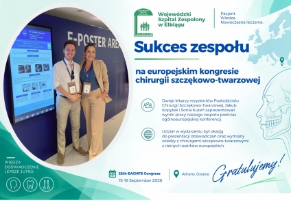 Z Elbląga na europejskie forum chirurgii szczękowo-twarzowej