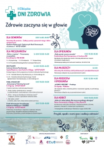 Zdrowie zaczyna się w głowie - Elbląskie Dni Zdrowia 2026
